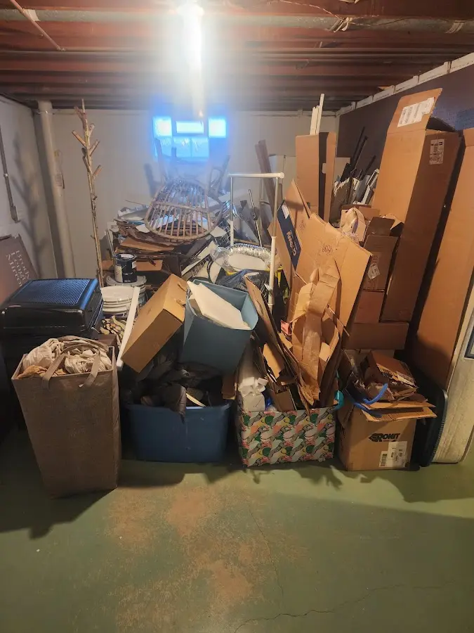 Roll-off dumpster container at job site for Concrete Dumpster Rental in Longview